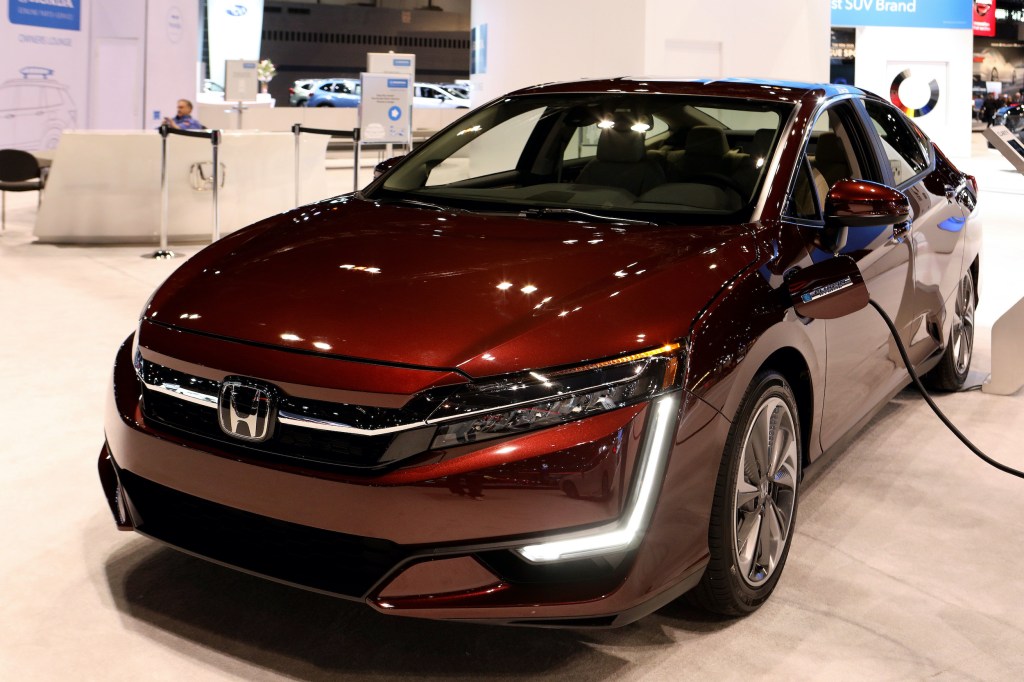 2019 Honda Clarity is on display 