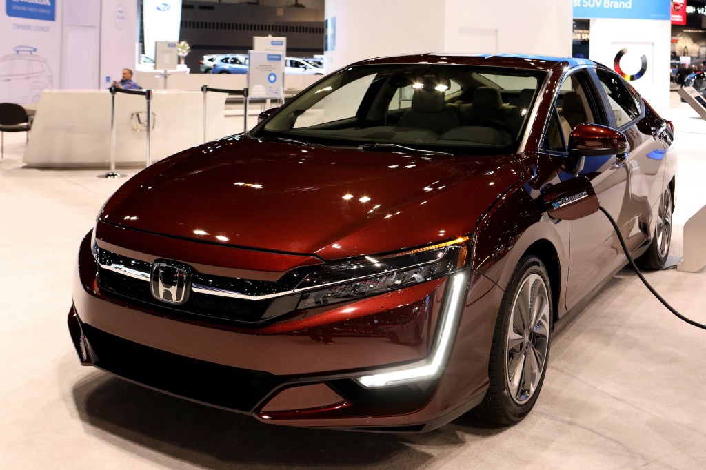 2019 Honda Clarity is on display