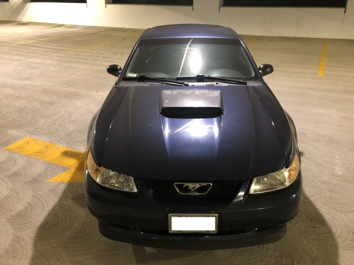 2002 Ford Mustang GT top view