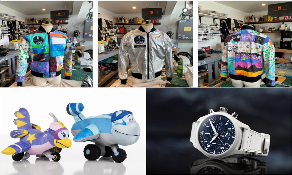 Jackets, Watches, and Plushies On Board the SpaceX Inspiration4 Mission That'll Go Up For Auction