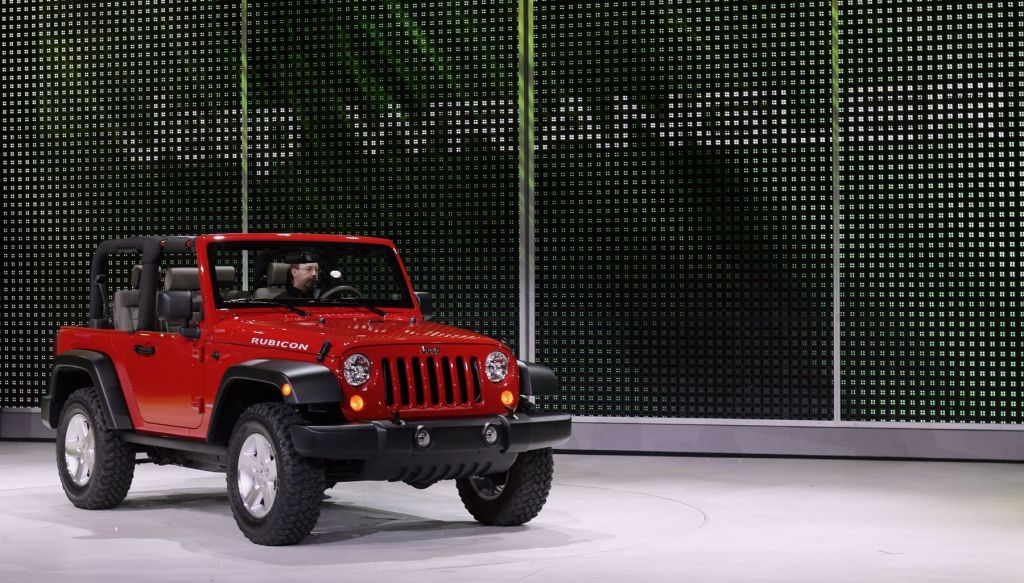 The Jeep Wrangler Rubicon during the 2006 North American International Auto Show