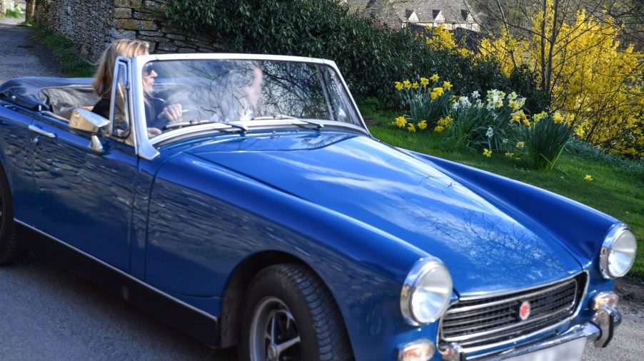 This MG Midget is only of of the great cars in Kate Moss' vintage car collection
