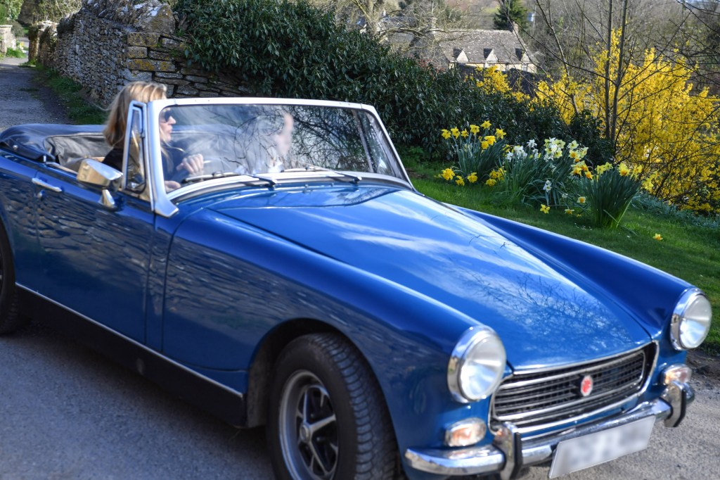 This MG Midget is only of of the great cars in Kate Moss' vintage car collection