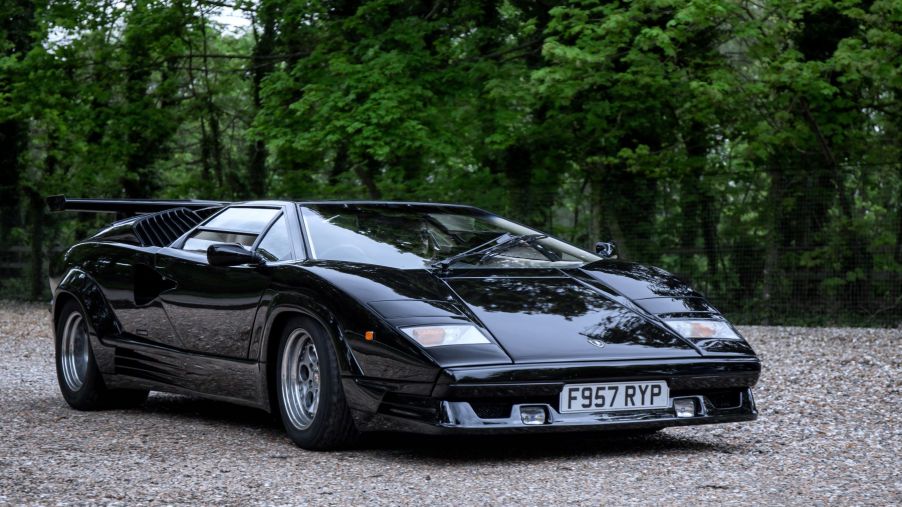 The Lamborghini Countach at Knebworth House in Hertfordshire