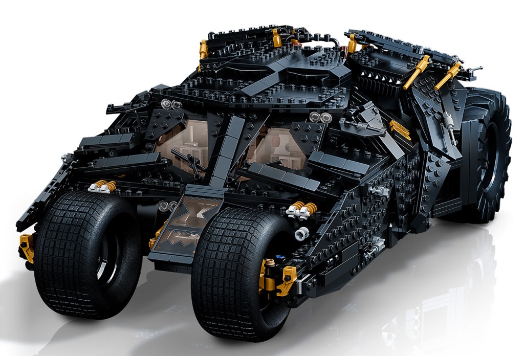 Lego DC Batman Tumbler Batmobile set which is due to release on October 1st, 2021.