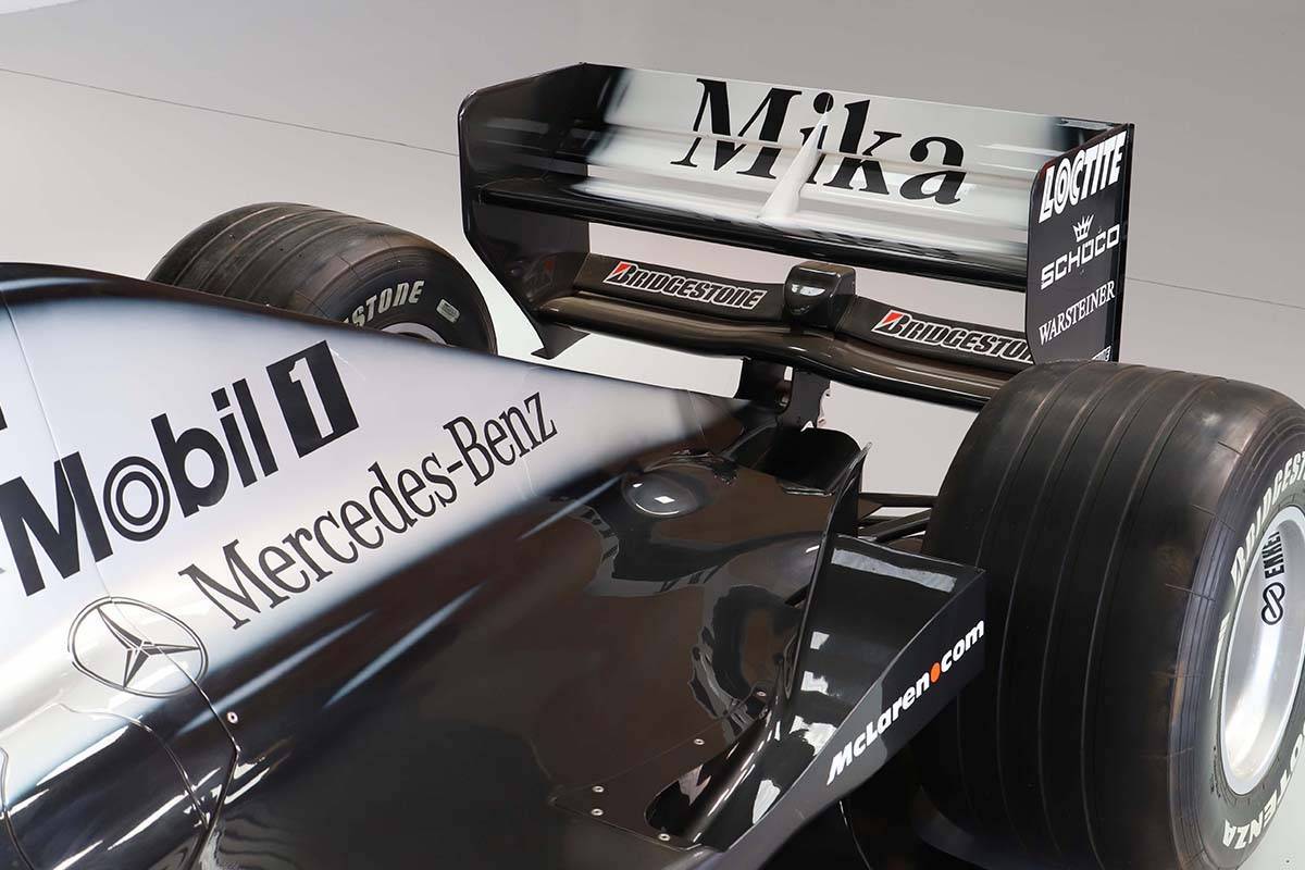 Mika Hakkinen's 1999 championship winning McLaren MP4-14