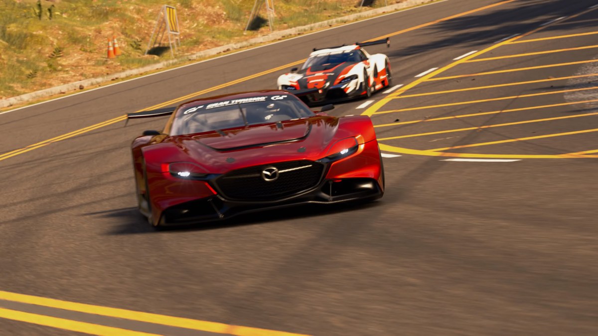 Mazda RX-VISION GT3 race car as seen in Gran Turismo 7