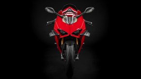 This is a promo photo of the 2022 Ducati Panigale. The Venom motorcycle was Ducati Scrambler, in Venom 2, Let There Be Carnage, Tom Hardy rides this brand new bike instead.