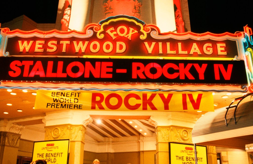 Rocky IV Sign