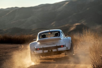 Russell Built Gets 964 Porsche 911 Cabriolet Dune Jumping
