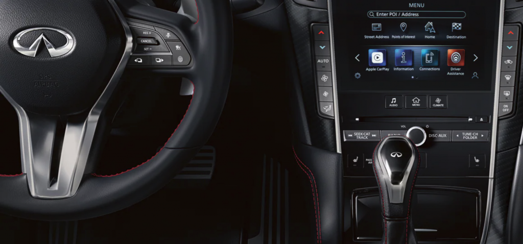 2021 Infinti Q60 interior 