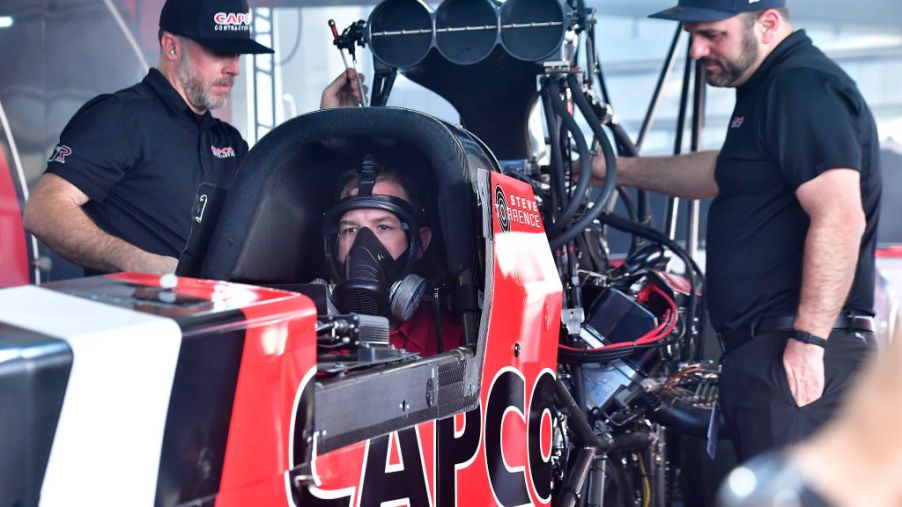 Steve Torrence in Capco Top Fuel dragster