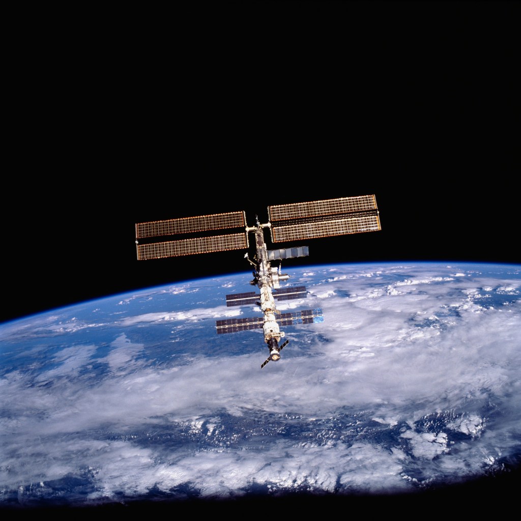 The International Space Station In Orbit