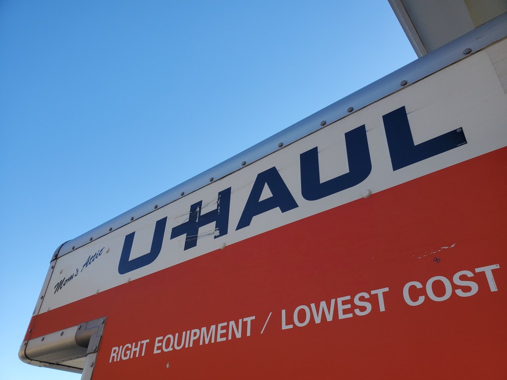 U-Haul Logo On Truck
