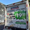 A U-Haul Truck parked in Clayton, California