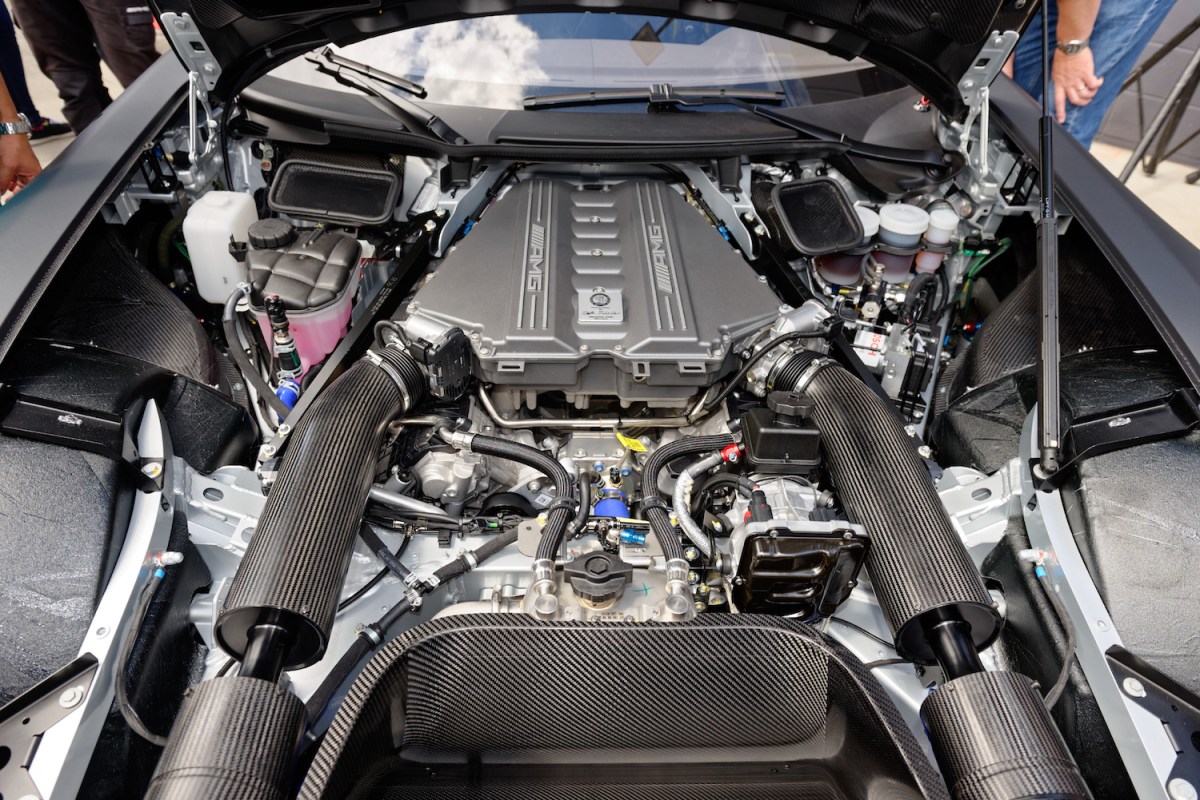 AMG V8 on display