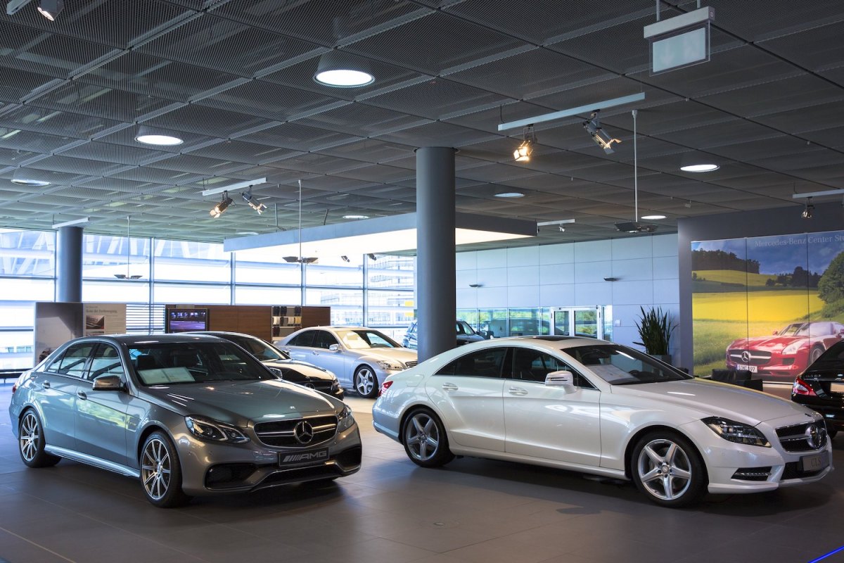 Mercedes-AMGs on display in Stuttgart