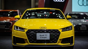 Audi tt on display in Bangkok
