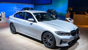 BMW 3-series on display in Brussels