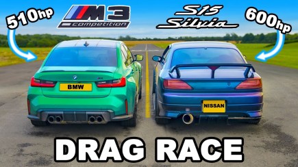 Drag Race: BMW M3 vs 600 HP Nissan Silvia S15