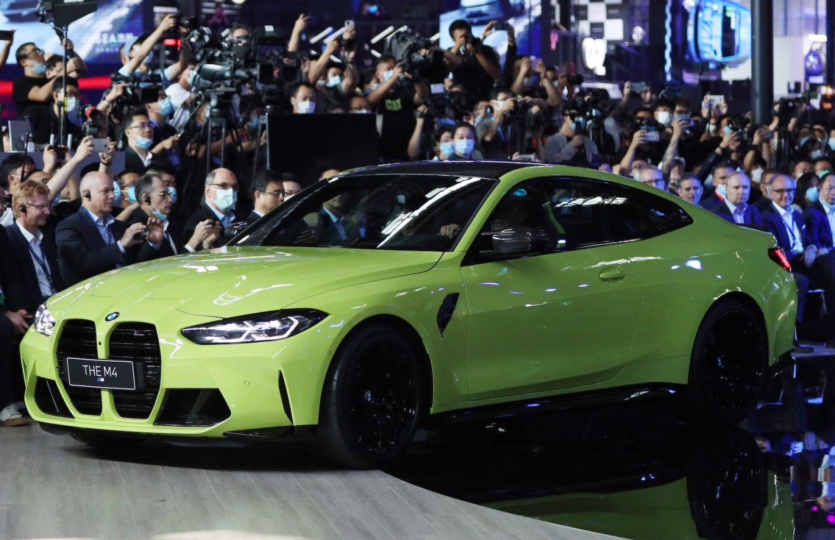 BMW M4 on display in China