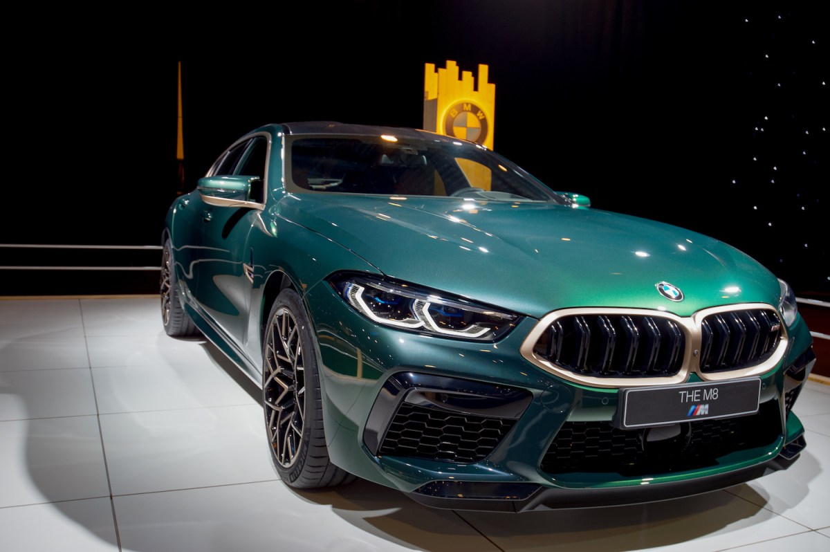 BMW M8 on display in Brussels