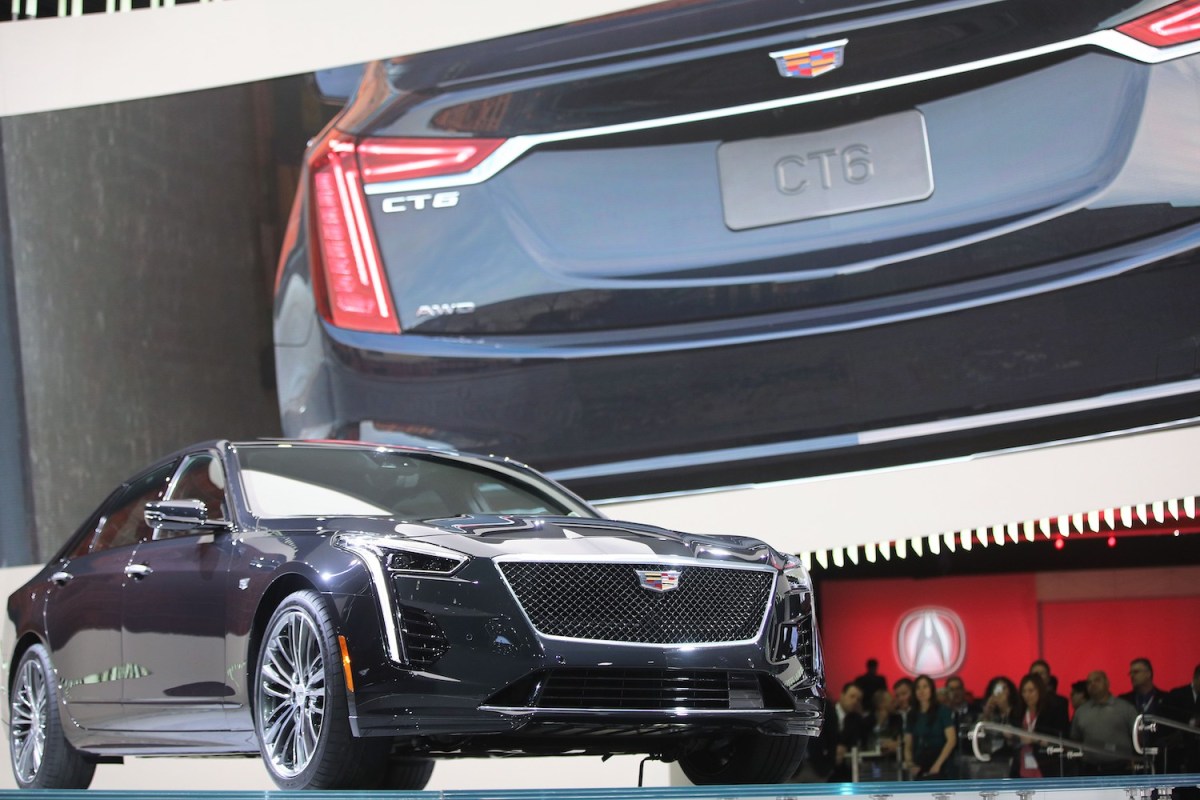 Cadillac CT6 on display in New York