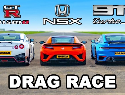 Drag Race: Porsche 911 vs GT-R NISMO vs Acura NSX