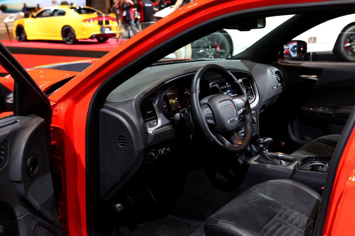 2017 Dodge Charger Daytona interior on display in Chicago
