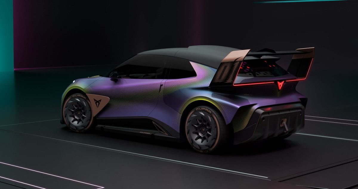 Cupra UrbanReel Concept Car rear driver's side