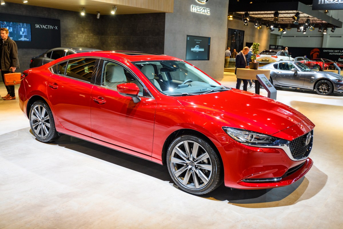 mazda 6 on display