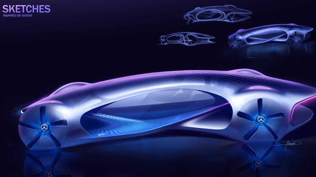 Mercedes Vision AVTR concept sketch