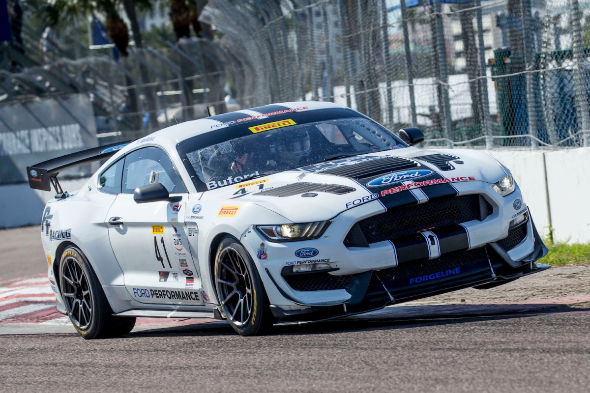 ford mustang gt at the firestone grand prix in st petersburg