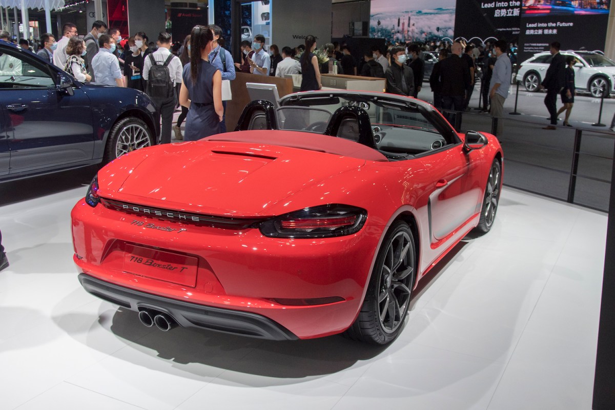 Porsche 718 on display in Guangzhou 