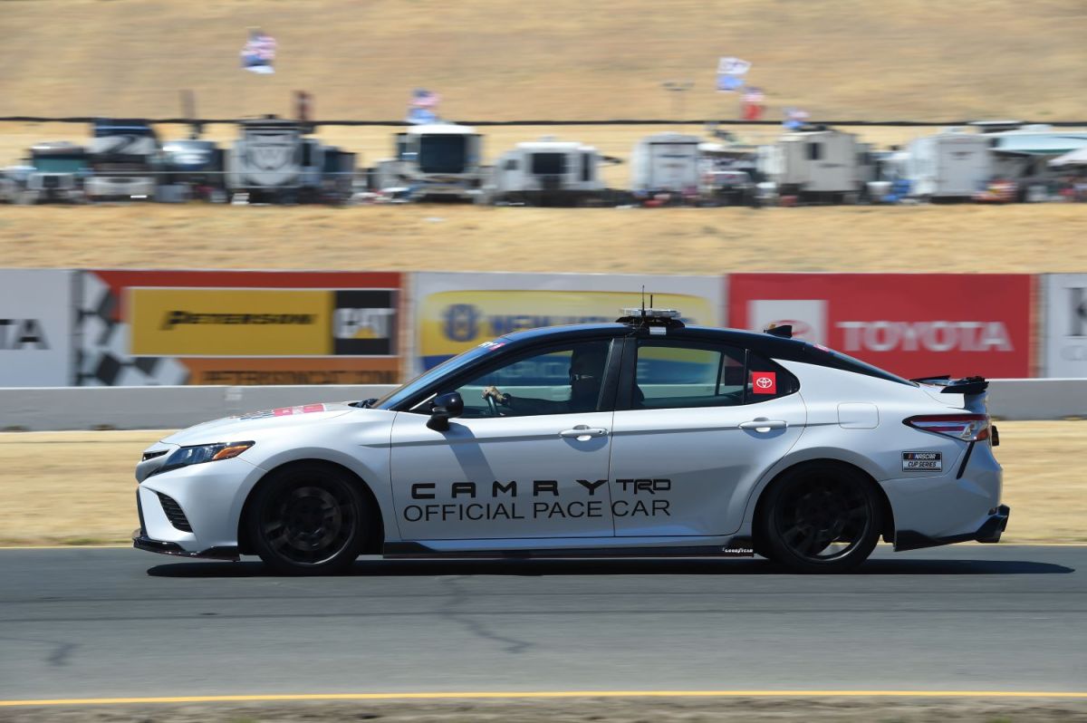 Toyota Camry pace car at Sonoma Raceway