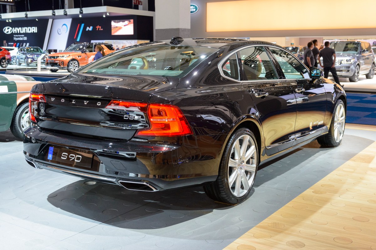 Volvo S90 on display in Brussels 