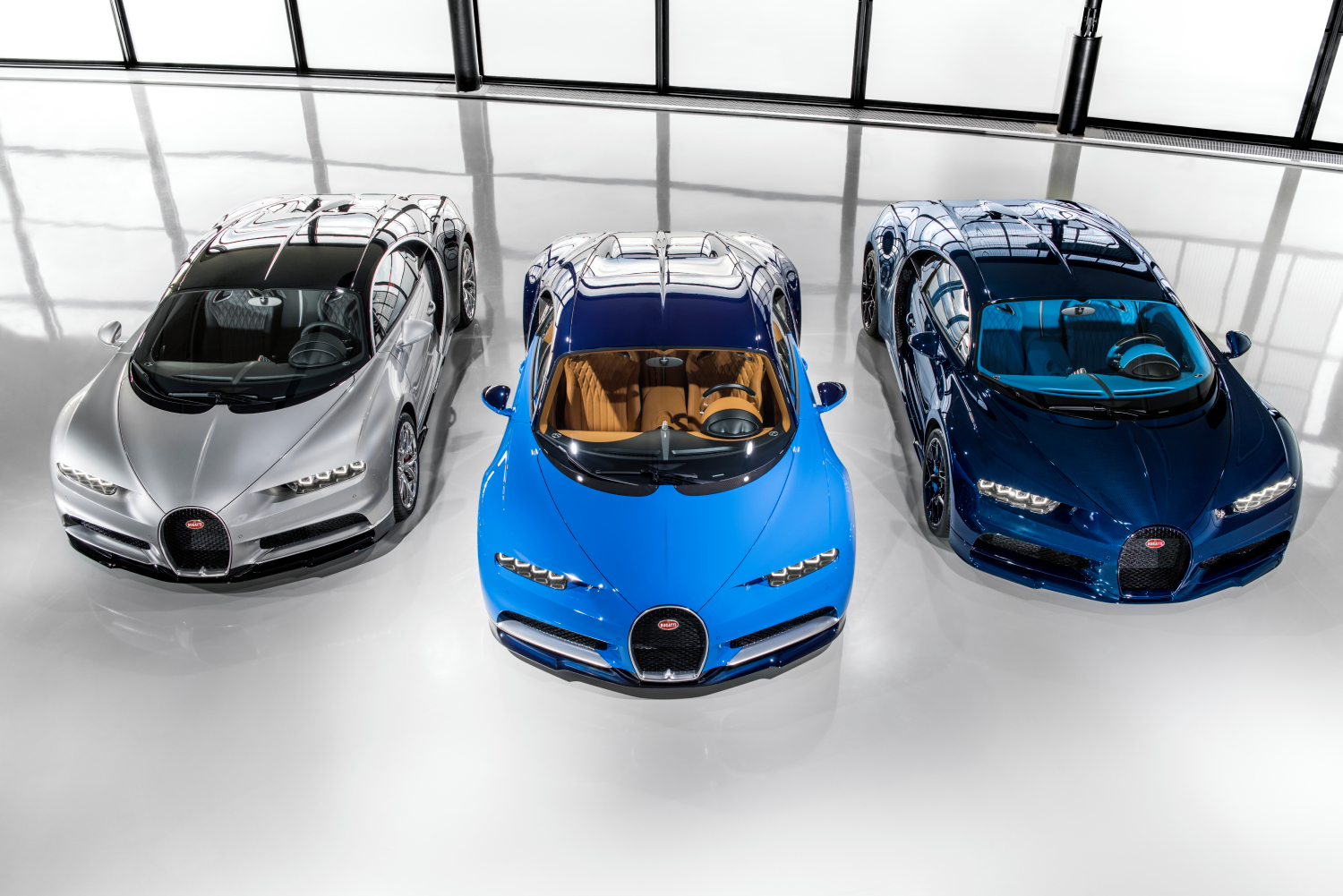 The Bugatti Chiron lineup
