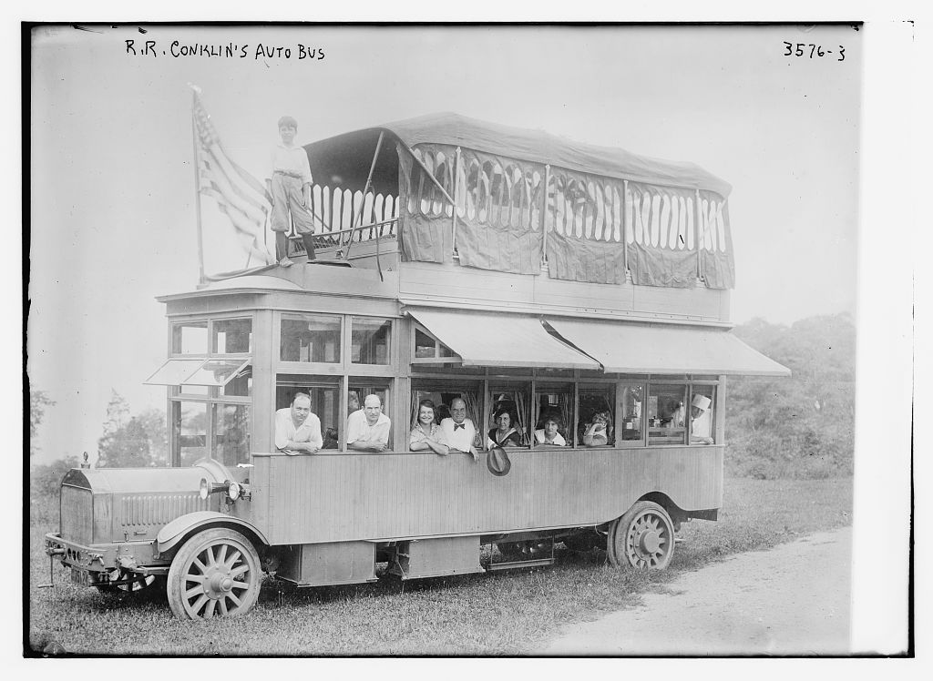 1915 Roland Conklin Gas-Electric Motor Bus Company Gypsy Van