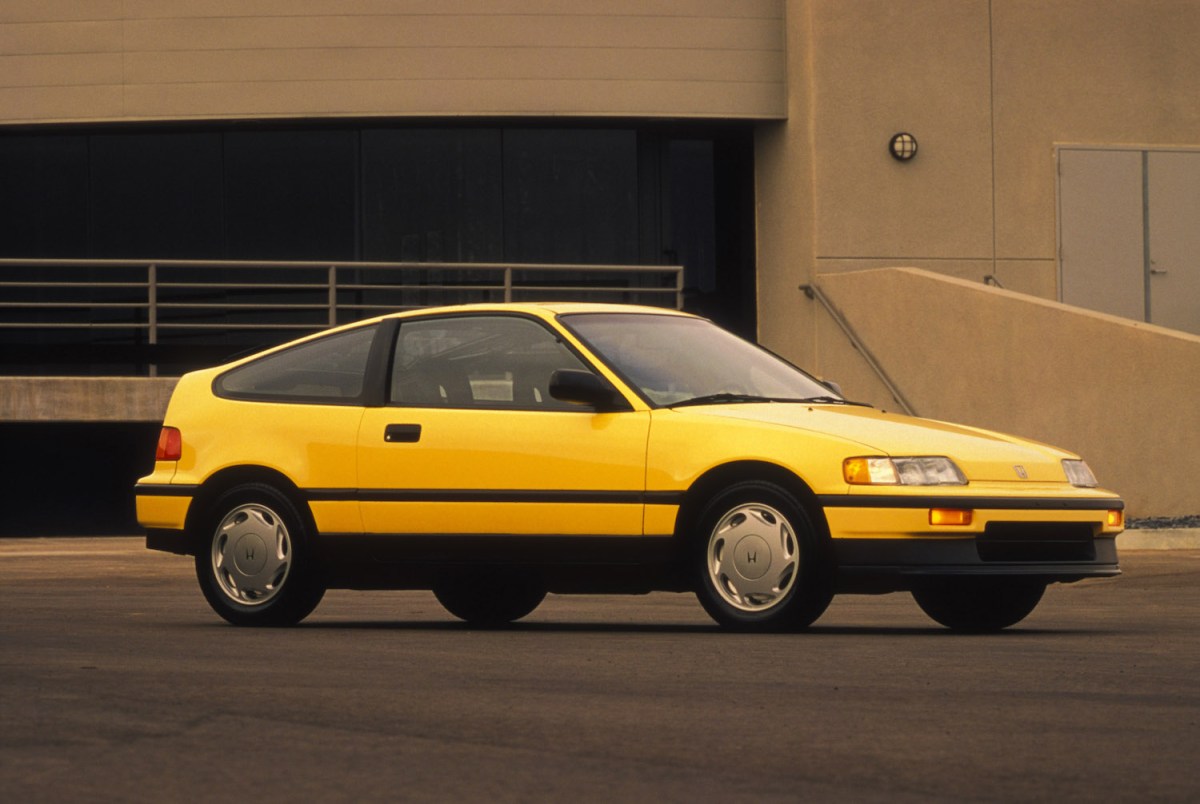 1989 Honda Civic CRX Si | Honda parked outside of a building
