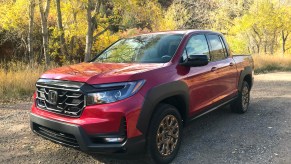 2021 Honda Ridgeline Sport HPD in a field