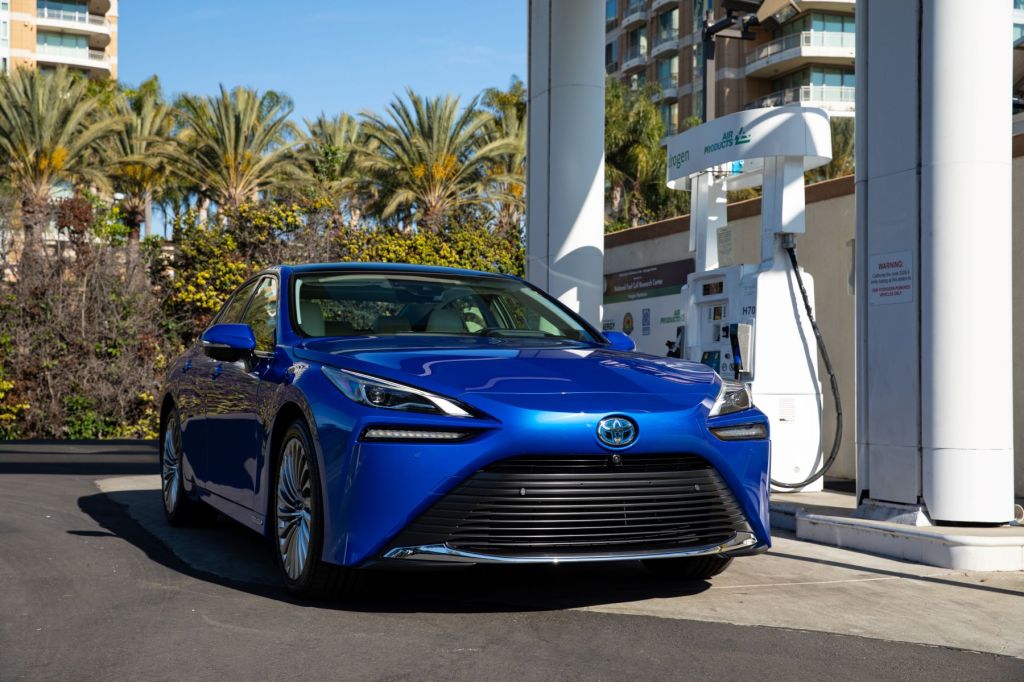 2021 Toyota Mirai Limited in Hydro Blue paint color option