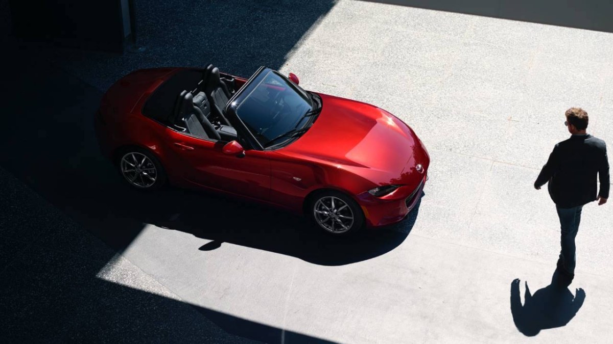 Mazda MX-5 Miata parked outside