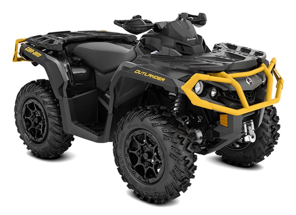 2022 Can-Am Outlander in black and yellow
