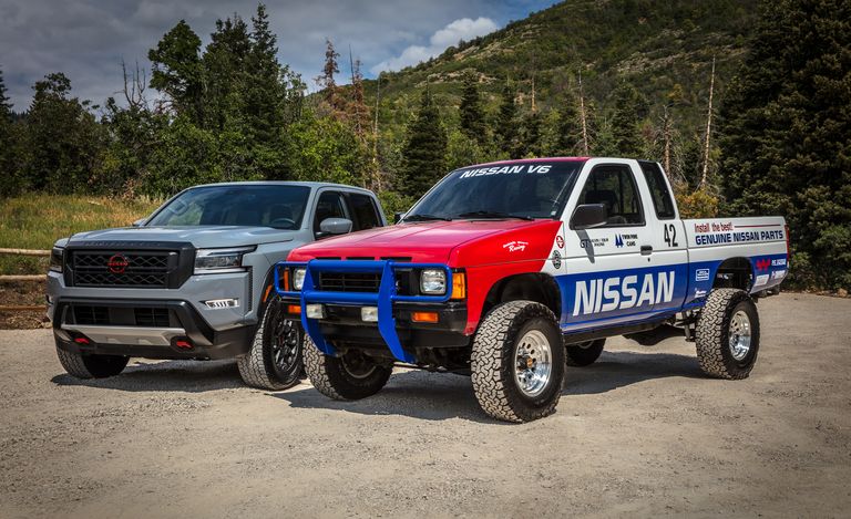 2022 Nissan Frontier and classic Hardbody 