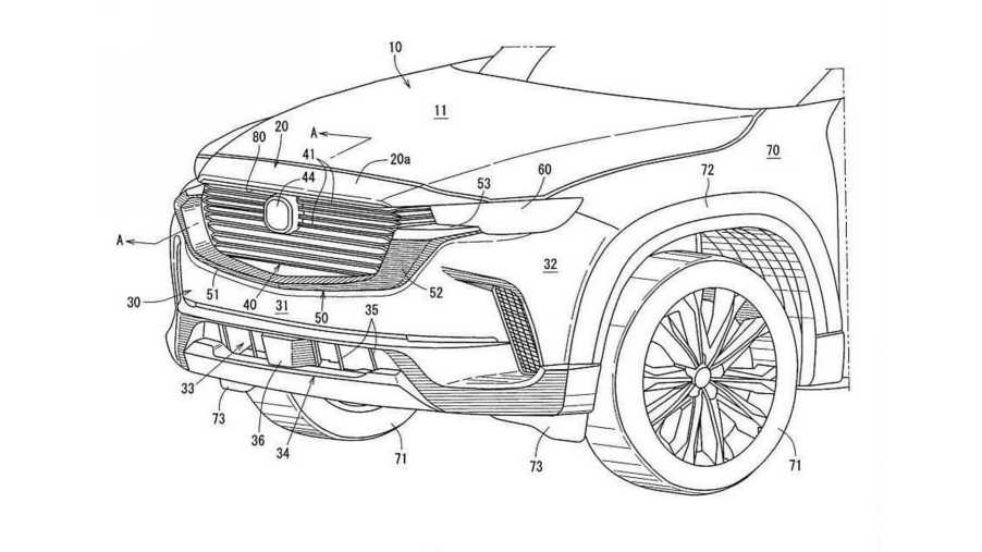 A 2023 Mazda CX-50 Design Patent Image leaked