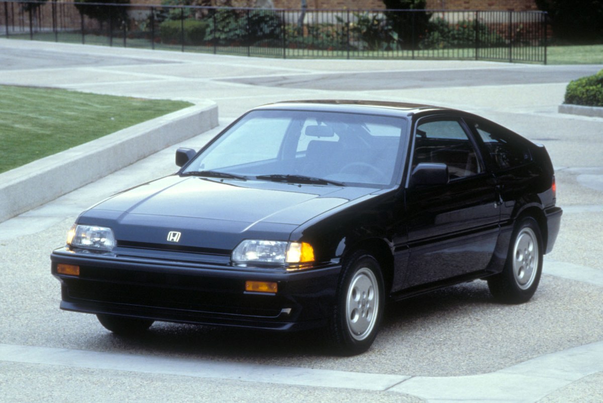 1986 Honda Civic CRX Si parked outside