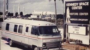 Astrovan Made From Airstream RV At Kennedy Space Center