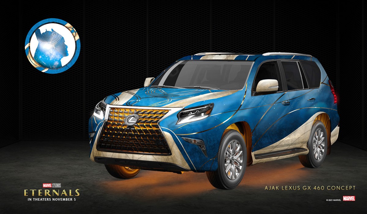 Lexus GX 460 themed after the character "Ajak" from Marvel Stuidos' "The Eternals"