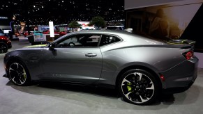2020 Chevrolet Camaro at the auto show