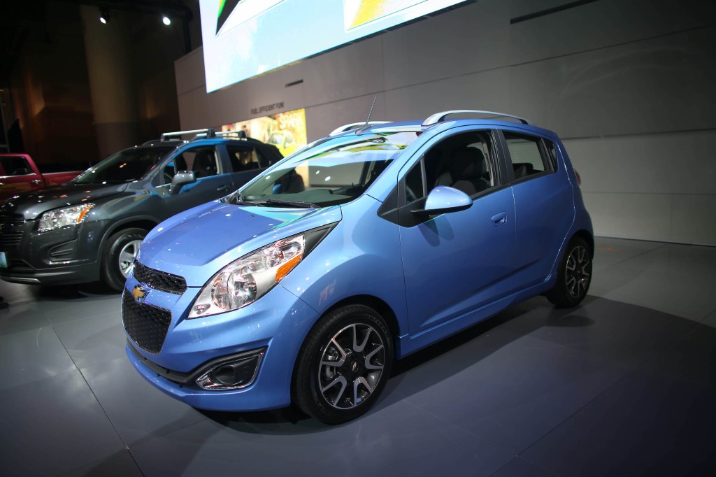The Chevy Spark full-electric at the Canadian International Auto Show
